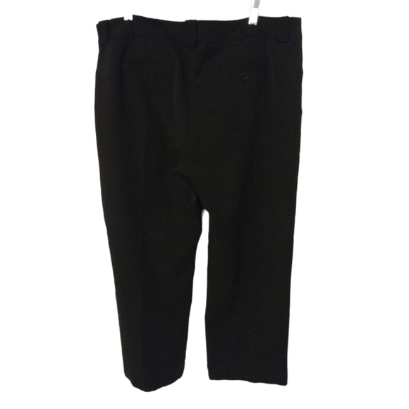 Boot Leg Dress Pant Jones of New York Stretch Black Girl Boss Minimalist Size 16 - Picture 5 of 7